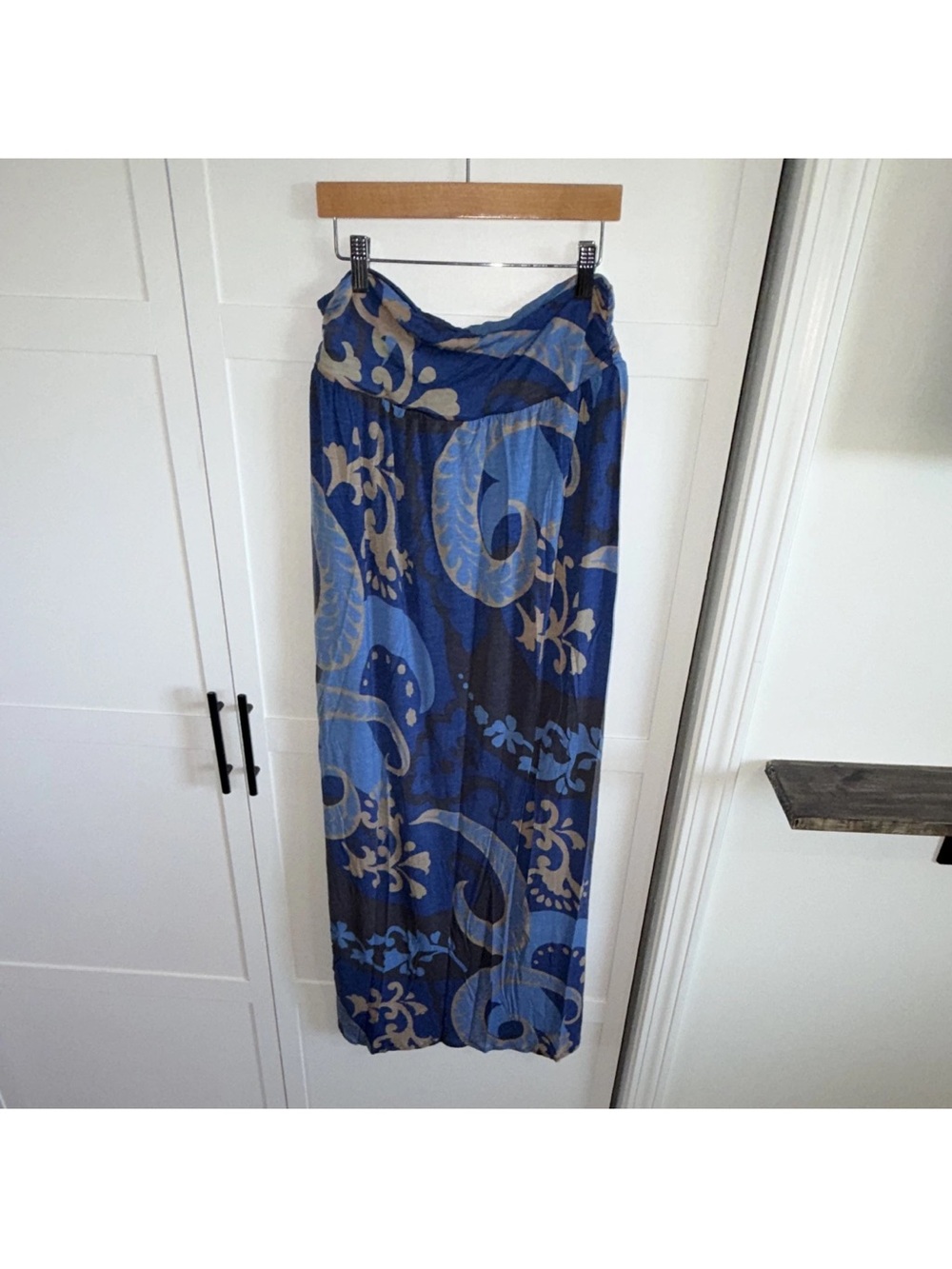 Boden blue maxi skirt size 8 Long